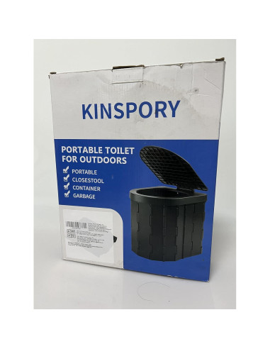 Inodoro Plegable KINSPORY para Camping y Emergencias