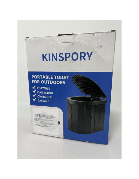 Inodoro Plegable KINSPORY para Camping y Emergencias