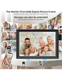 Marco de Fotos Digital REUMAR 11" 64GB WiFi 1920x1280 2
