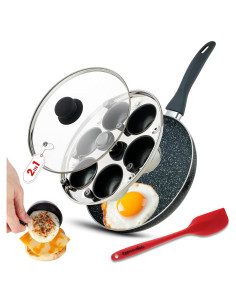 Sartén Antiadherente Eggssentials 6 Tazas 25,4 cm
