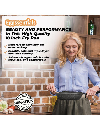 Sartén Antiadherente Eggssentials 6 Tazas 25,4 cm