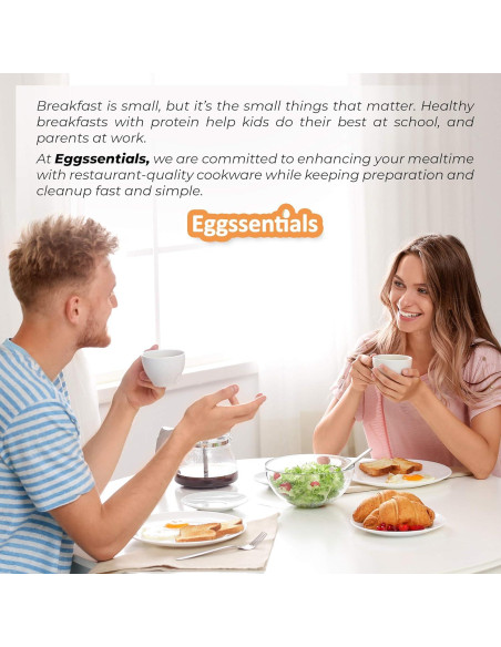 Sartén Antiadherente Eggssentials 6 Tazas 25,4 cm