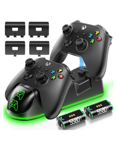 Estación de Carga OIVO para Controlador Xbox con 2 Baterías