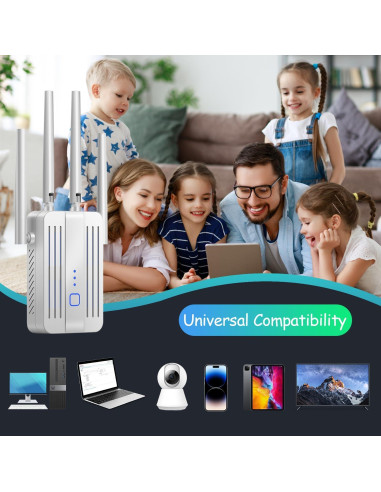 Amplificador de Señal WiFi Ellis Kasp 300Mbps 928.3m