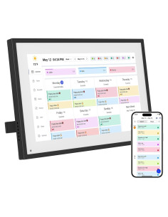 Calendario Digital 10.1" BQQJDD con Marco de Fotos y WiFi