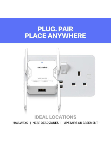 Extensor de WiFi Xtnder XT1500 1500Mbps Doble Banda 1,214m