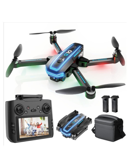 Dron GPS UFLYTOO G10 con cámara 4K y pantalla HD