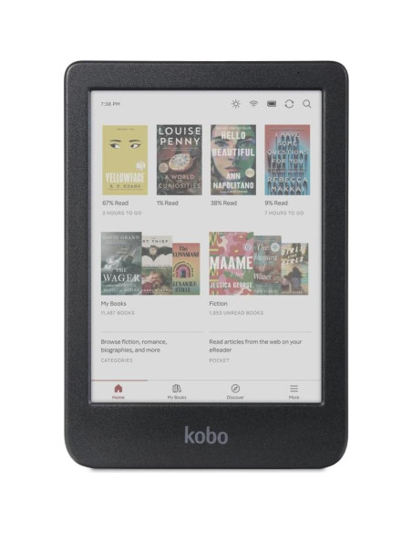 eReader Kobo Clara Color 6" con Funda Azul Cobalto
