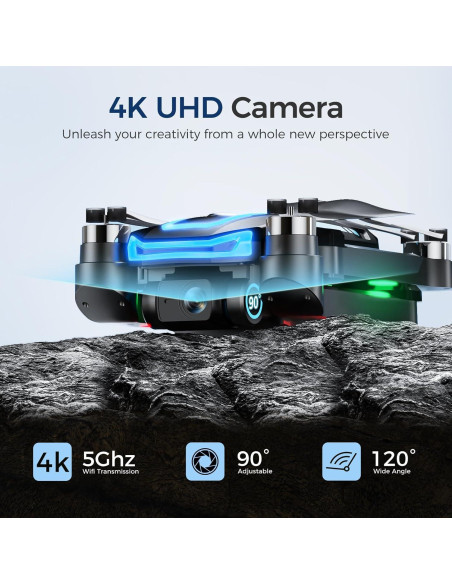 Dron GPS UFLYTOO G10 con cámara 4K y pantalla HD