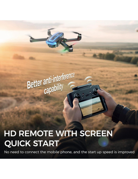 Dron GPS UFLYTOO G10 con cámara 4K y pantalla HD