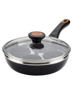 Sartén para pochar huevos Farberware Glide 20,32 cm negra