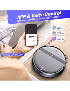 Robot Aspirador Kilgone G20 2-en-1 WiFi Control Voz 2