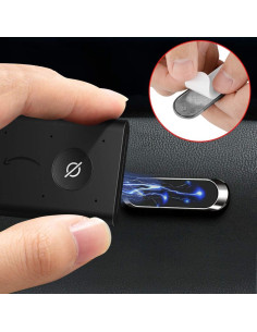 Soporte Magnético para Coche GEEKRIA Echo Auto Universal Plata 2