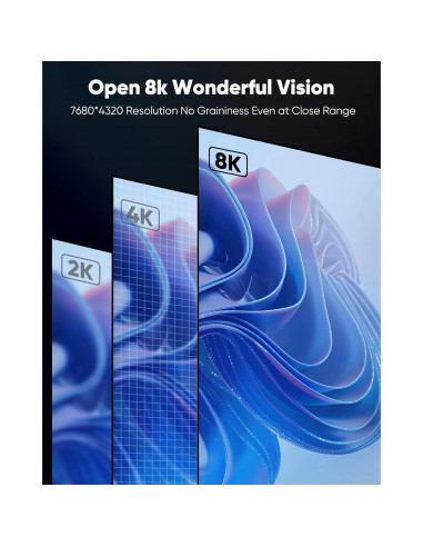 Cable HDMI 2.1 Capshi 9.14m 48Gbps 8K 4K@120Hz Trenzado