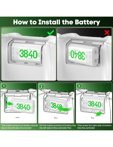 Paquete de Baterías Recargables OIVO para Xbox One y Series X|S