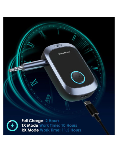 Adaptador Bluetooth AUX KAIY C86 para coche y hogar