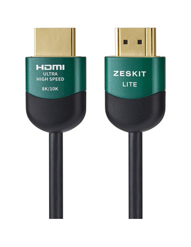 Cable HDMI Ultra Alta Velocidad Zeskit LITE 1m 48Gbps 8K 4K HDR