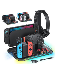 Estación de Carga y Organizador FASTSNAIL para Nintendo Switch 2