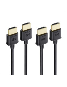 Cable HDMI Ultra Delgado Cable Matters 1.83m 4K 60Hz - Paquete de 2