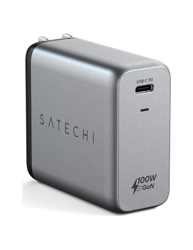 Cargador de pared USB-C PD Satechi 100W GaN - Compatible MacBook