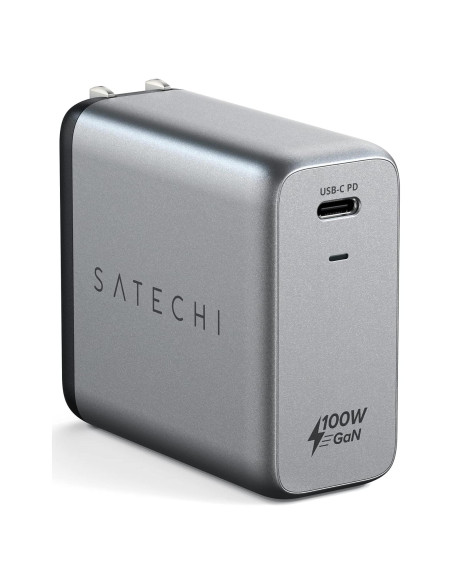 Cargador de pared USB-C PD Satechi 100W GaN - Compatible MacBook