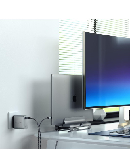 Cargador de pared USB-C PD Satechi 100W GaN - Compatible MacBook