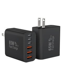 Cargador USB-C 65W 6 Puertos Shenzhen Xihuida Negro