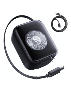 Cargador de Pared Retráctil 35W GaN3 Threekey USB-C para Viajes