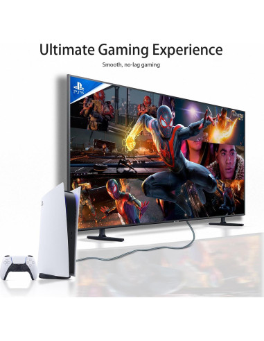 Cable HDMI 4K 15M Leadstar Alta Velocidad 2.0 Trenzado