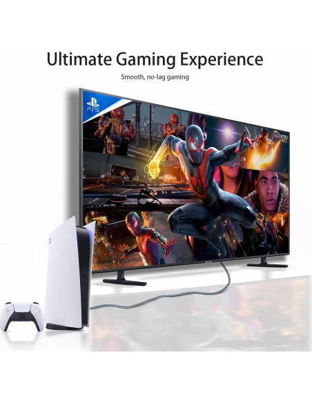 Cable HDMI 4K 15M Leadstar Alta Velocidad 2.0 Trenzado