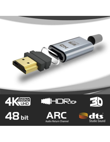 Cable HDMI 4K 15M Leadstar Alta Velocidad 2.0 Trenzado