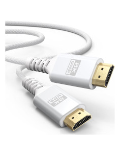 Cable HDMI 2M UVOOI Blanco 8K 48Gbps Alta Velocidad