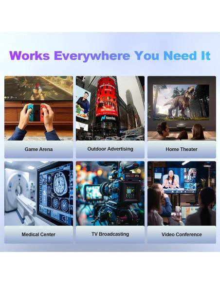 Cable HDMI 2.1 Fibopitcal 1.8m Ultra Alta Velocidad 48Gbps