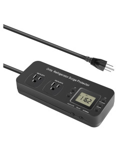 Protector de Sobretensión Ortis Doble Salida para Refrigerador