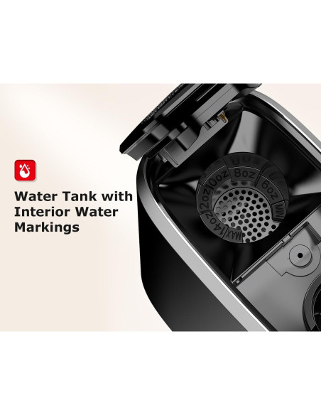 Cafetera de Una Sola Porción Bonsenkitchen CM3302 Plata 177-414ml