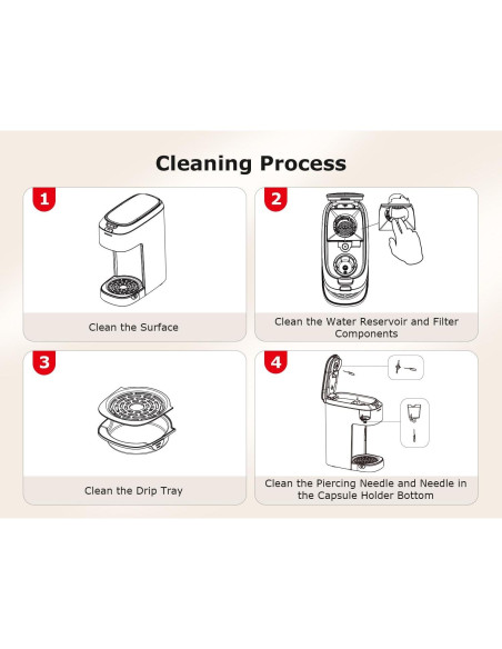 Cafetera de Una Sola Porción Bonsenkitchen CM3302 Plata 177-414ml