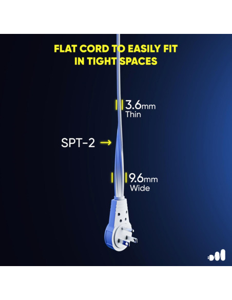 Cable de Extensión Maximm 1.83m Enchufe Plano 360 3 Salidas Cable de Extensión Maximm 1.83m Enchufe Plano 360 3 Salidas