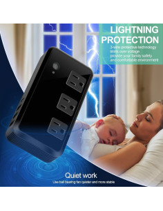 Convertidor de Voltaje 2300W Easton VC002001 con USB 2