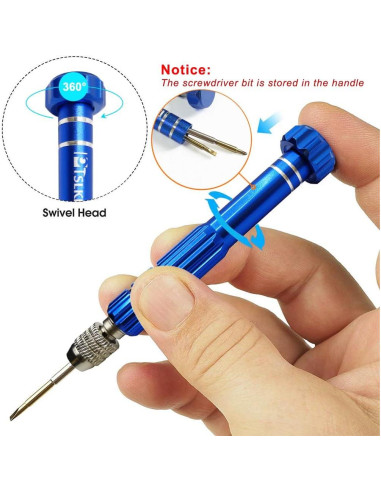 Kit de Reparación de Gafas PTSLKHN 2 en 1 con Tornillos