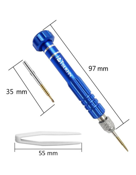 Kit de Reparación de Gafas PTSLKHN 2 en 1 con Tornillos
