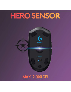 Ratón Gaming Inalámbrico Logitech G305 LIGHTSPEED Negro 2