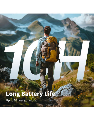 Auriculares Inalámbricos PSIER X11 Conducción Ósea IPX6 Negro