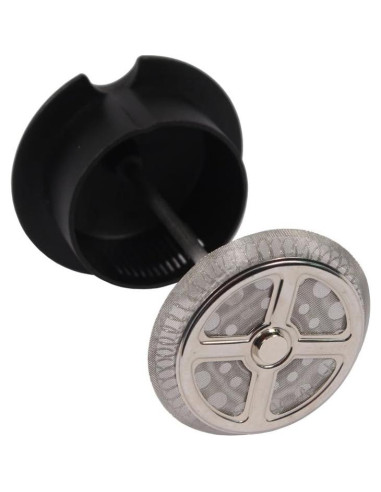 Cafetera Prensa Francesa Clever Chef 2 Tazas Negra 0.4L