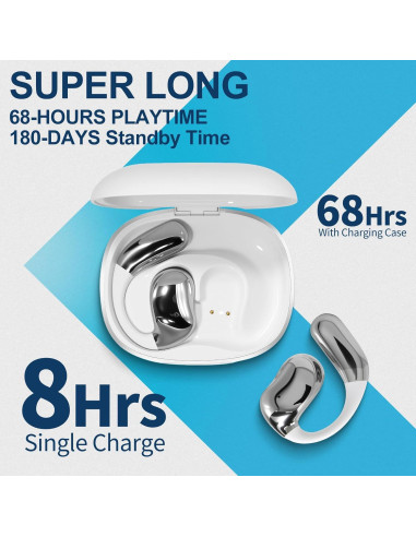 Auriculares Inalámbricos Bluetooth 5.4 YJ33 con Pantalla Táctil