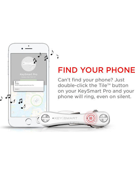 KeySmart Pro - Organizador de Llaves Inteligente con Bluetooth y Linterna LED