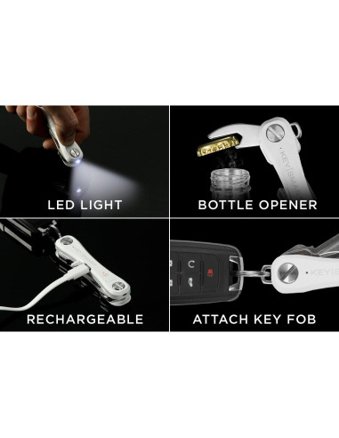 KeySmart Pro - Organizador de Llaves Inteligente con Bluetooth y Linterna LED