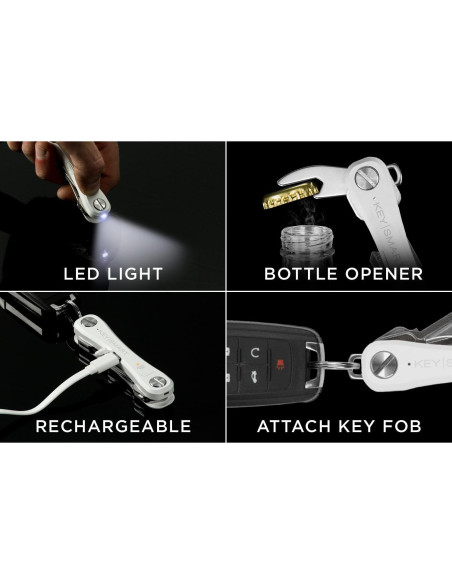 KeySmart Pro - Organizador de Llaves Inteligente con Bluetooth y Linterna LED
