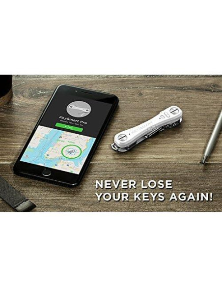 KeySmart Pro - Organizador de Llaves Inteligente con Bluetooth y Linterna LED
