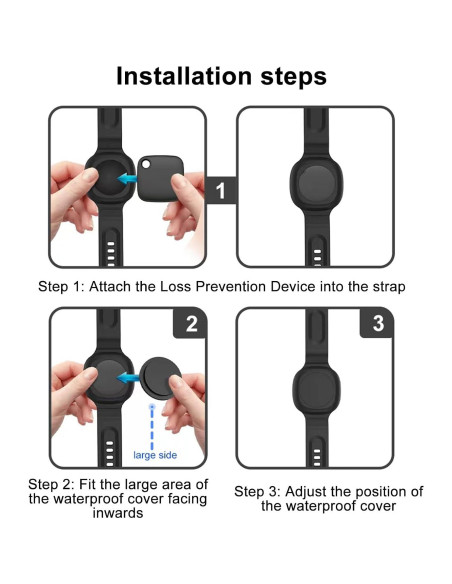 4 Pulseras Impermeables de Silicona para Tile Mate 2024/2022 - VAEKNVG