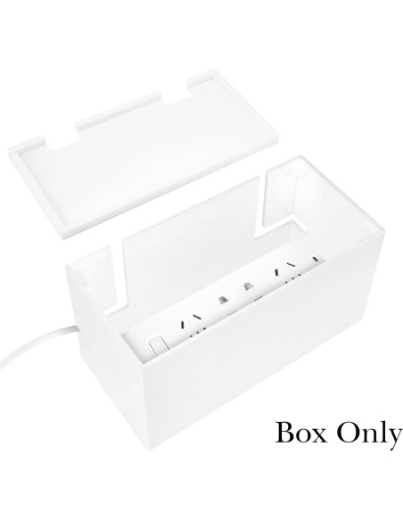 Caja Organizadora de Cables Linkidea para Baño 18x9x10.5cm Caja Organizadora de Cables Linkidea para Baño 18x9x10.5cm